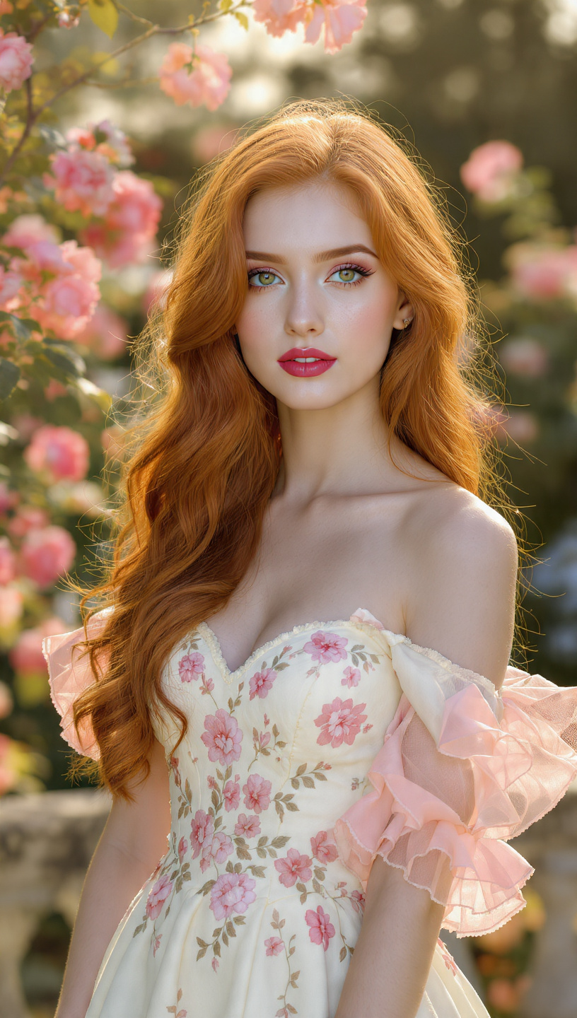 Garden Bokeh Portrait