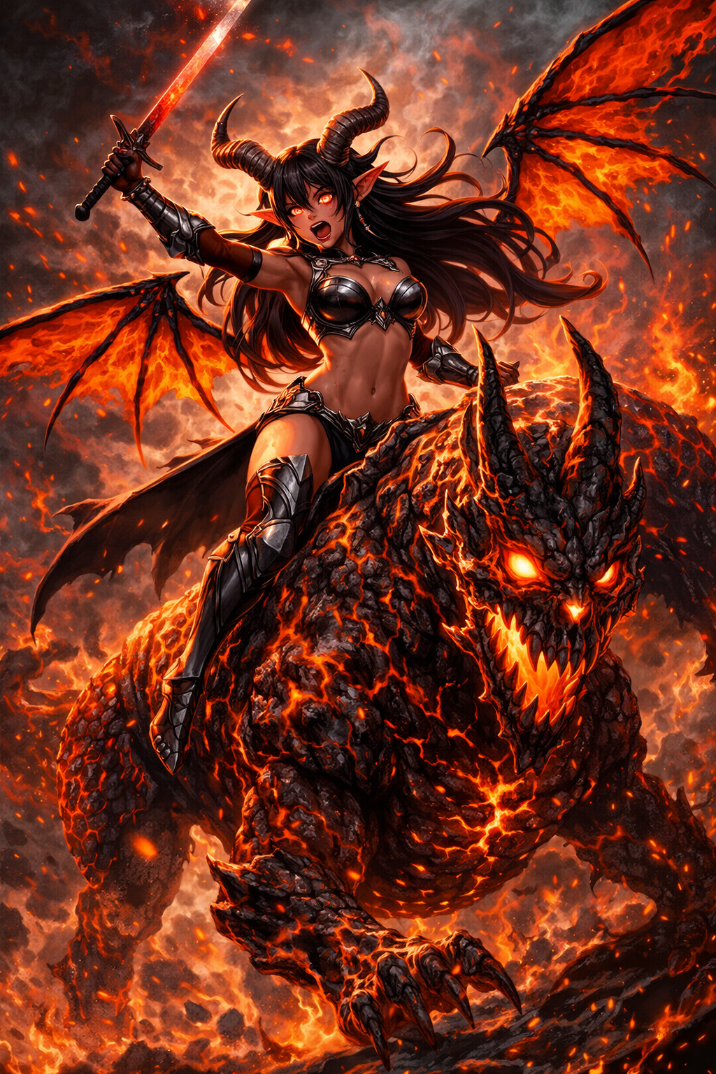 Sinister Anime Demon Girl