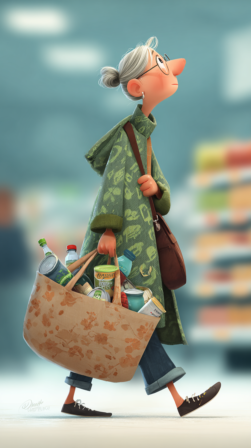 Shopper and Purses